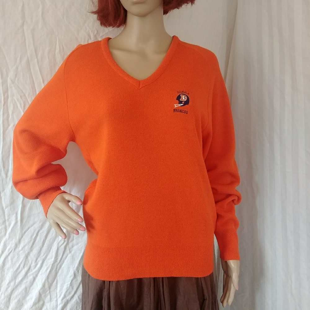 Vintage logo 7 Denver Broncos Sweater
